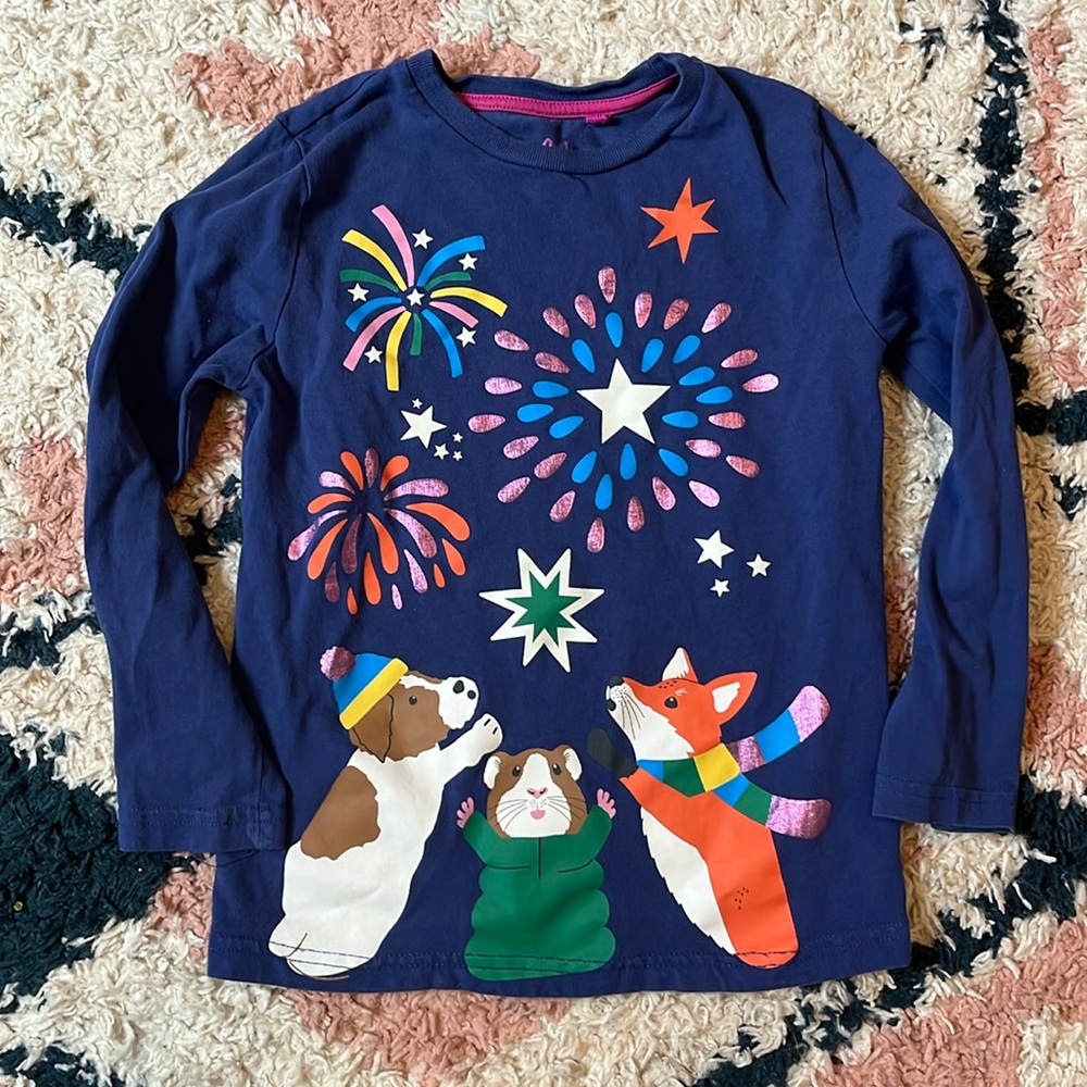 Mini Boden Bonfire Party T-shirt
